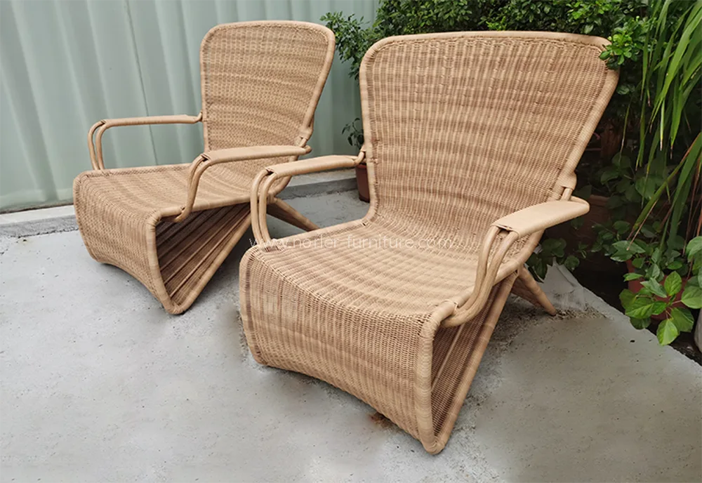Modern Simple Waterproof Outdoor Rattan Chair