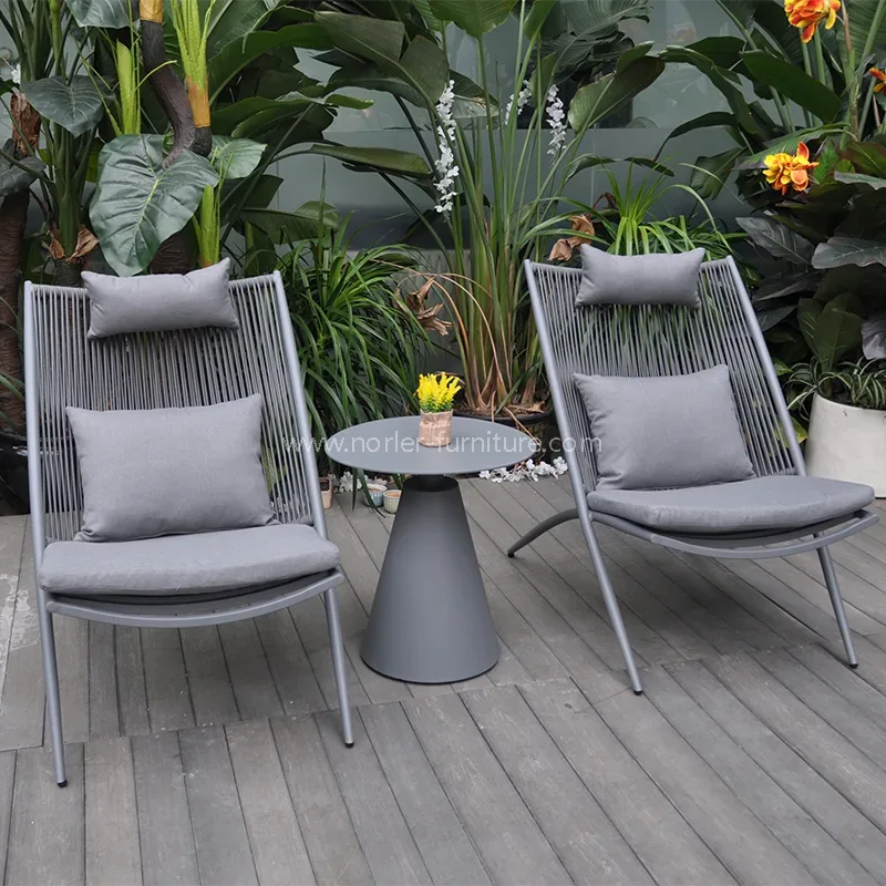 ชุดระเบียงทอกลางแจ้งแบบเรียบง่ายทันสมัย ชุดระเบียงทอกลางแจ้งแบบเรียบง่ายทันสมัย