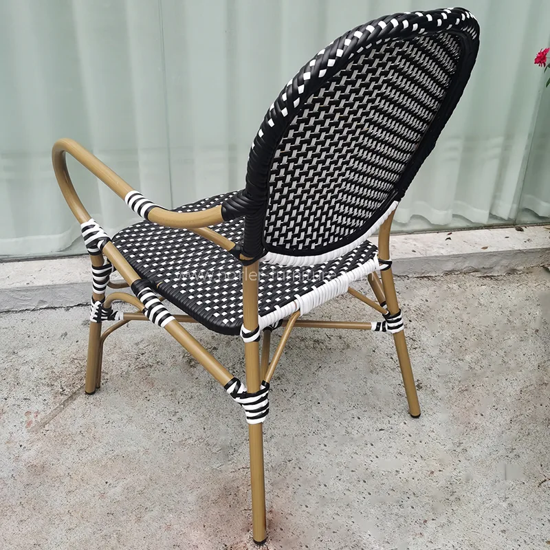 ชุดรับประทานอาหาร Rattan ALUMINUM กันน้ำที่ทนทาน