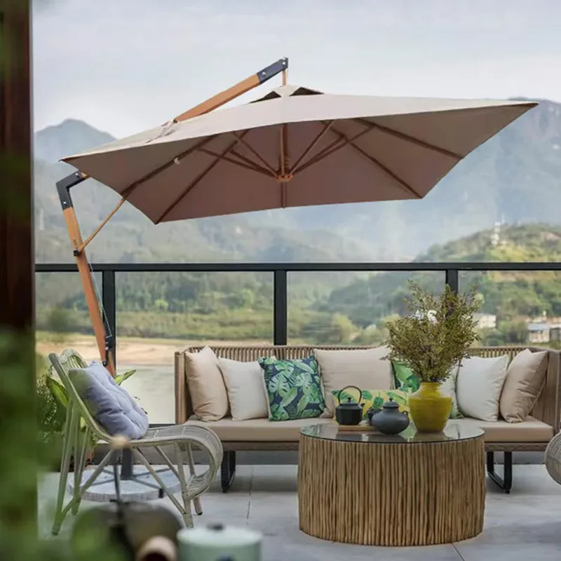 ลานจอดรถในสวนกลางแจ้ง Parasol