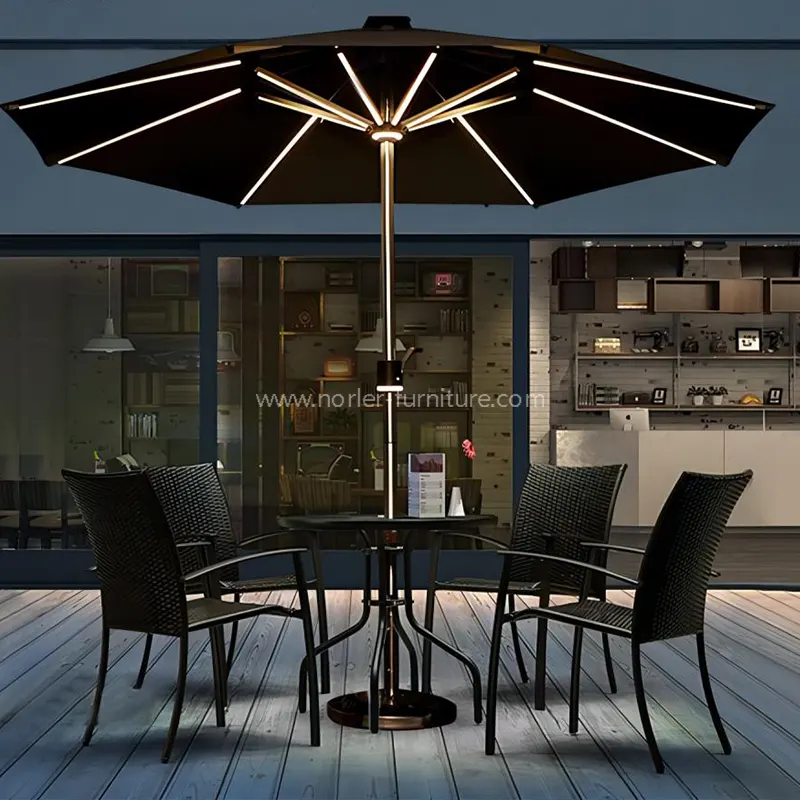 สมาร์ท LED Solar Cooling และ Parasol ไฟทำความร้อน